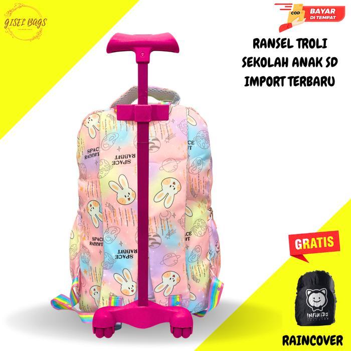 tas koper anak perempuan sekolah sd remaja korean style motif boneka lucu