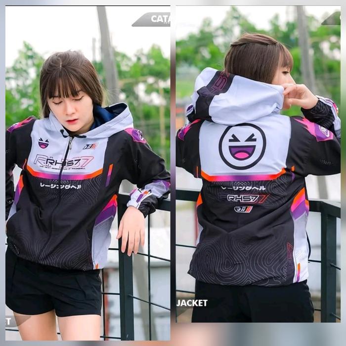 Jaket Racing Runing Unisex Printing Bahan Lotto tebal - WBP, M