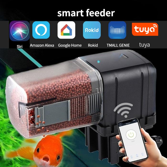 Automatic Aquarium Fish  Feeder Timing/Wifi Wireless Smart Phone
