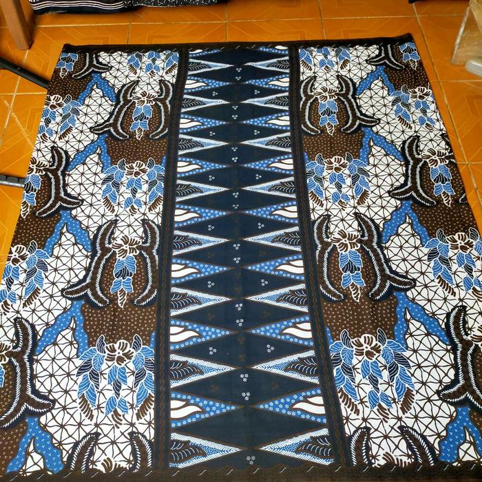 Gus Iqdam Sarung Batik Series Terbaru Motif Elegan Warna Coklat Biru untuk Muslim Pria Wanita Santri