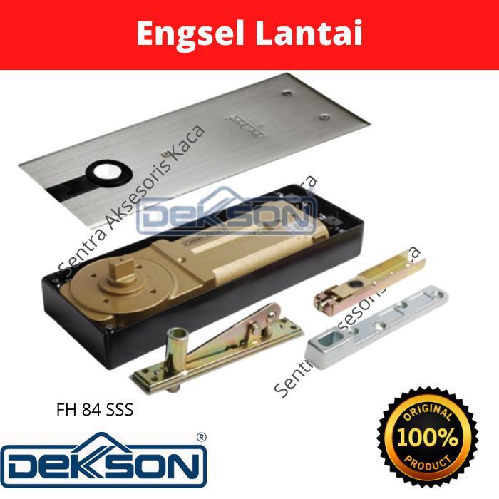 Floor Hinge Dekson FH 84 SSS Set Komplit + Stang Dekkson