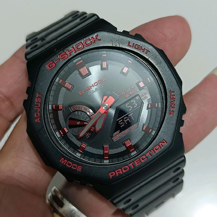 Casio G-Shock GA 2100 BNR original bekas bagus normal semua siap pakai