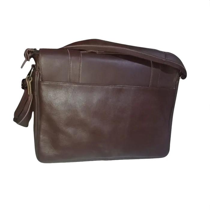 Fossil Tas Slempang Kerja Kulit Asli Tas Laptop Bahan Kulit Sapi Asli Tampilan Mewah Tahan Lama Ukur