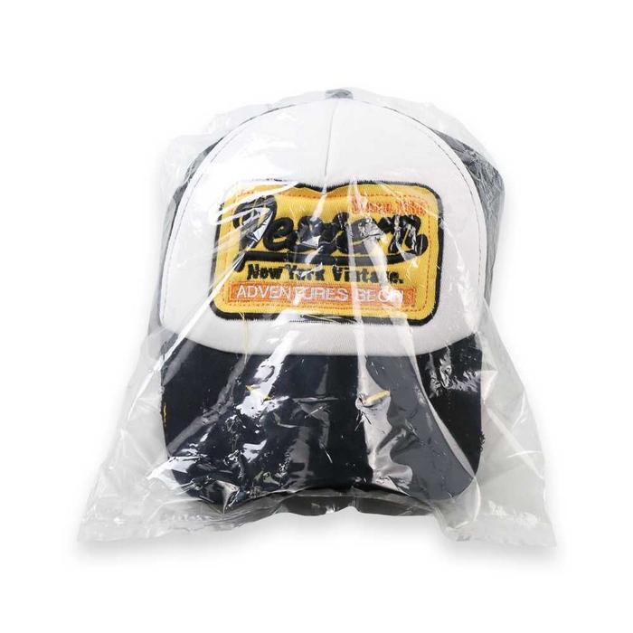 Grso Topi Trucker Jaring Mesh Hat Western New York Vintage Fi20Mr