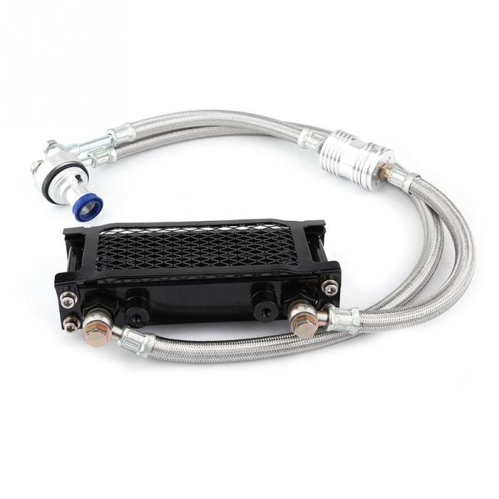 Motorcycle Oil Cooler Durable Parts Motorcycle Engine Oil Cooler Oil
