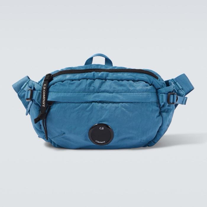 CP Company Logo Belt Bag Aeagen Blue