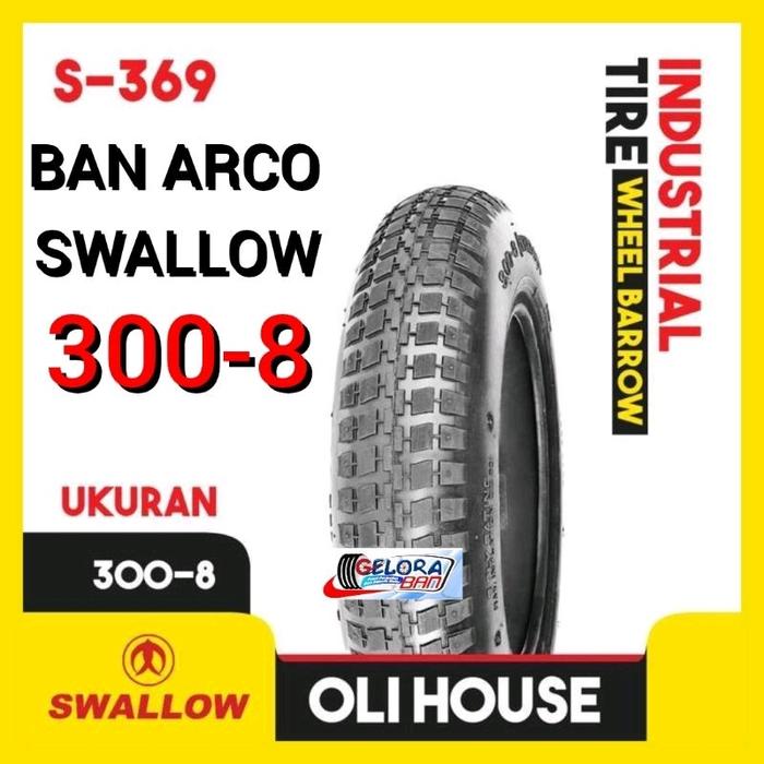 Ban Arco Swallow SB368 300-8 ban tinggal sorong ban ring 8 ban grobak tinggal sorong ban grobak angk