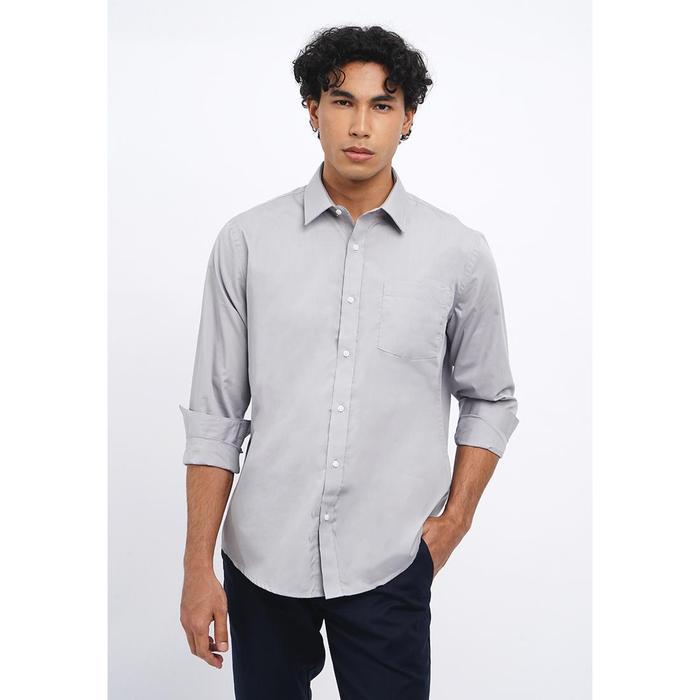 EXECUTIVE Regular Fit Basic Long Sleeve Shirt 1-LSRBSC526O240 Lt. Grey