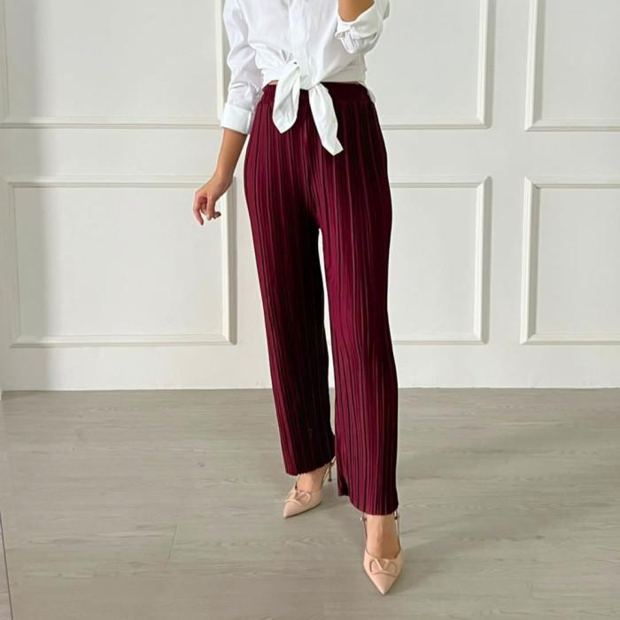 (2/2) Celana Pensil Plisket BB PREMIUM / pleats pants