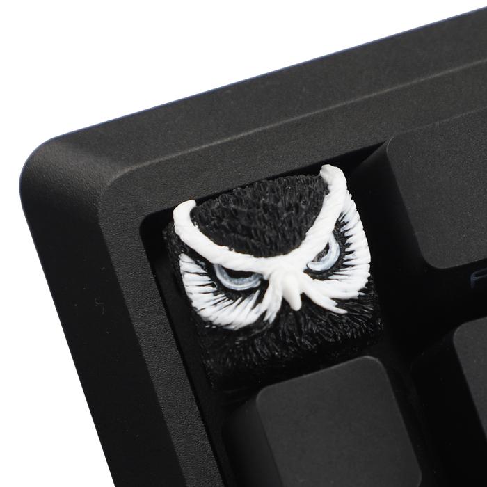 Handmade Artisan Keycap Owl Resin Keycaps For Cherry MX Mechanical
