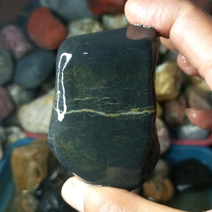 badar besi serat putih unik kuat sekali nempel magnetnya