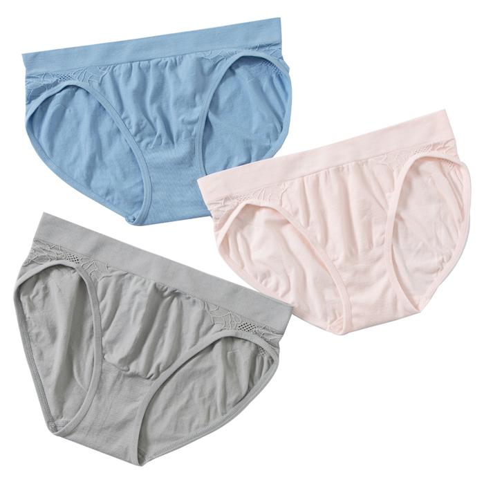 Young Curves Panty Pack Seamless Jacquard C04-100644MIX