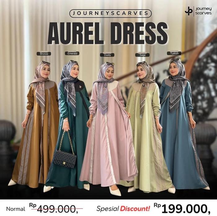 JOURNEY AUREL DRESS TERBARU KATUN TOYOBO