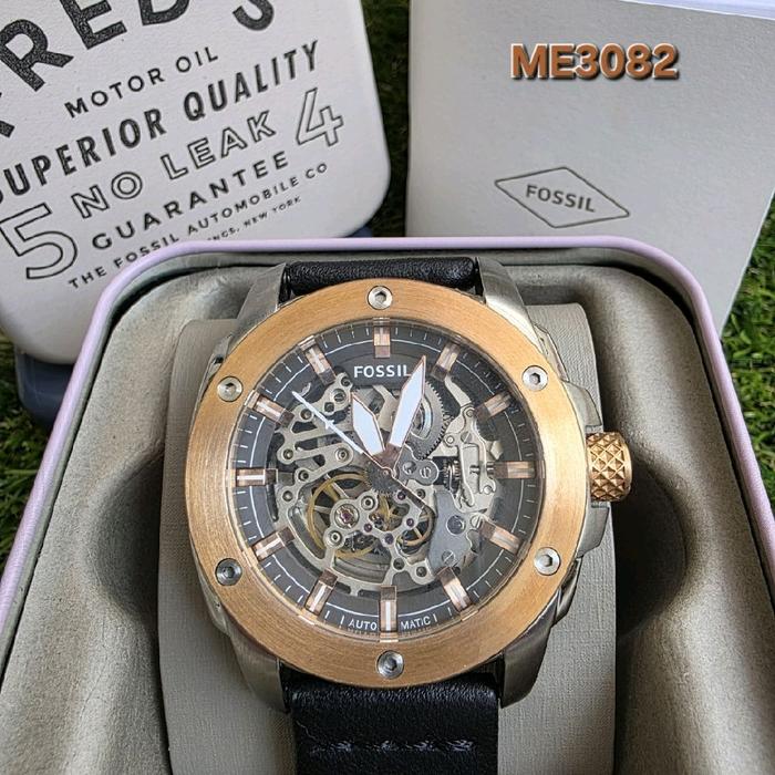 JAM TANGAN PRIA ME3082 ME 3082 LEATHER ORIGINAL