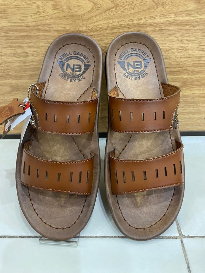 Sandal Pria Neil Barret DNJ 521 (Khaki & Coffee)