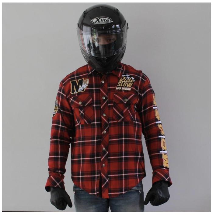 Moose Blitz Flanel Touring Jacket / Jacket Touring Flanel Merah