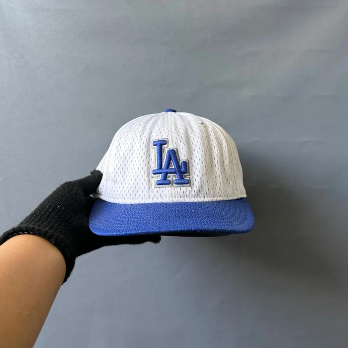 Topi Flexfit Baseball Unisex Pria Wanita NEW ERA - MLB - LA DODGERS Two Tone