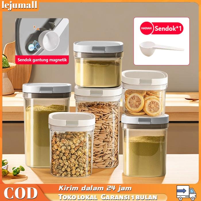 Kotak Susu Bubuk Bayi Toples Tempat Penyimpanan Makanan Food Container Serbaguna Toples Makanan Keda