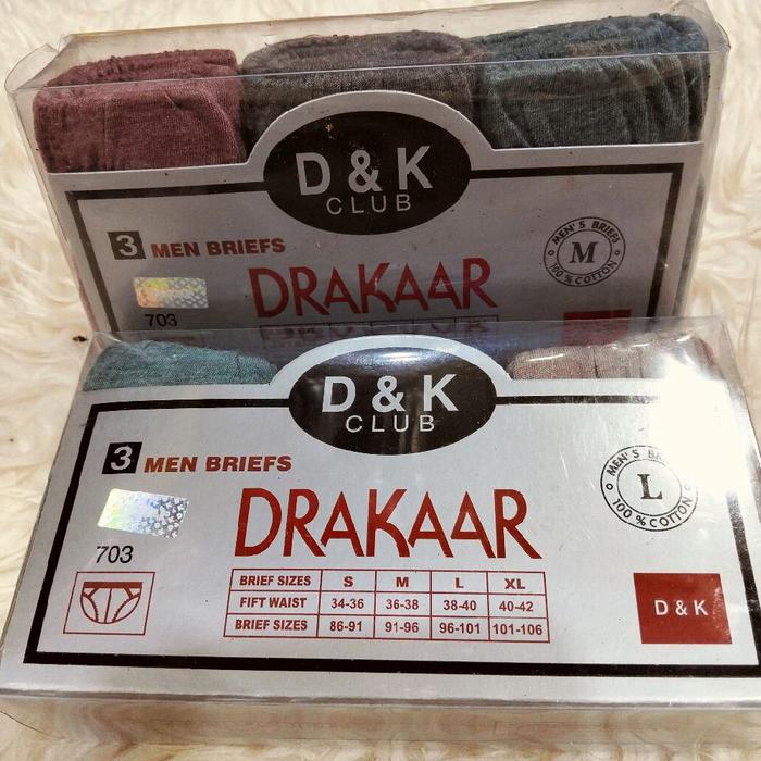 (power shop)1Bok Pakaian CD celana dalam karet kerut pria cowok Dewasa isi 3pcs bahan katun , Merk D