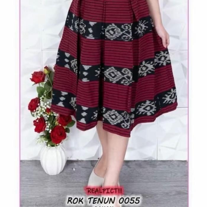 Rok wirun tenun rok wanita payung  rok tenun batik wanita