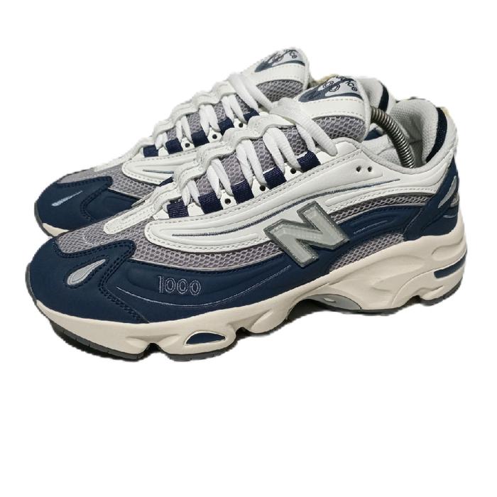New Balance NB 1000 Putih Biru Sepatu Pria Wanita Terbaru Dengan Kualitas Asli LJR Dalam Box Double