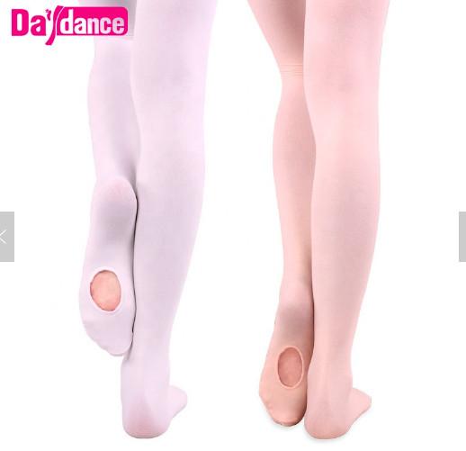 K㊚6A STOCKING LEGGING BALLET ANAK 60D DENGAN LUBANG TEBAL BERKUALITAS W✔B5