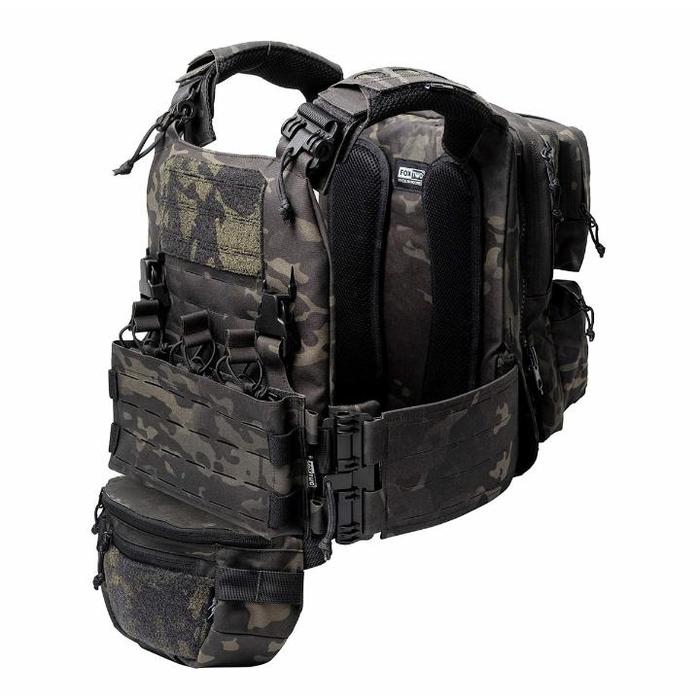 Rompi Fox Two Body Vest Gen 3 Type B - Multicam Black