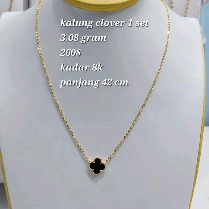 kalung  emas asli jakarta kadar 375%