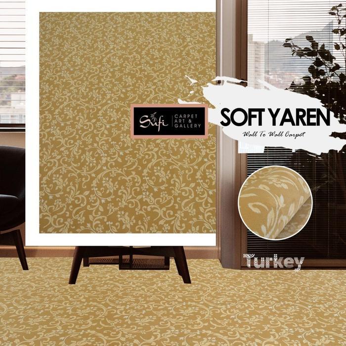 BOOM SALE Karpet Lantai Permadani Klasik Tebal Mewah Turki Soft Yaren D230A 160x170 Cm