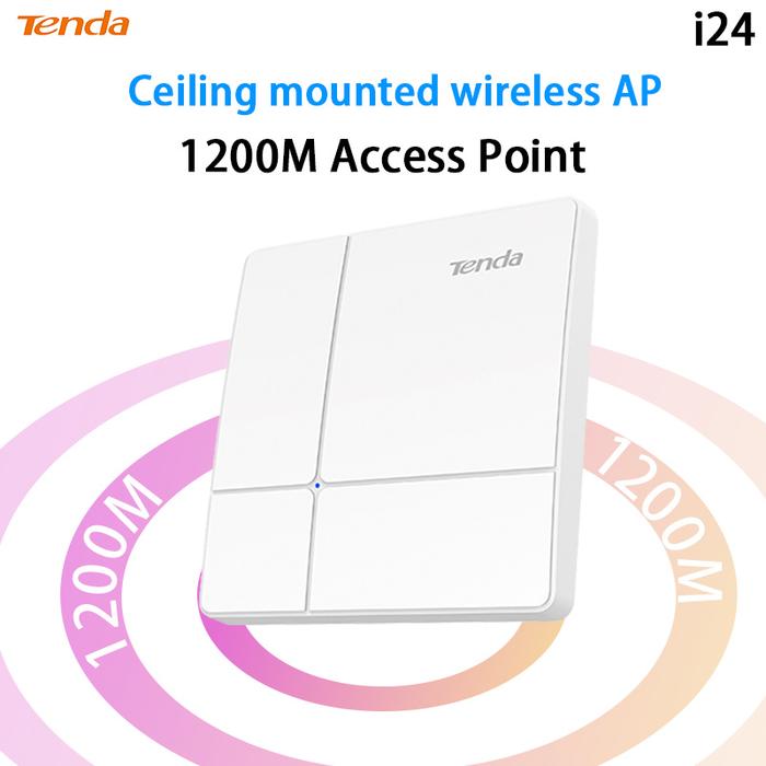 Tenda i24 Wireless AP Gigabit Dual-Band AC1200 Wave 2 Gigabit Access