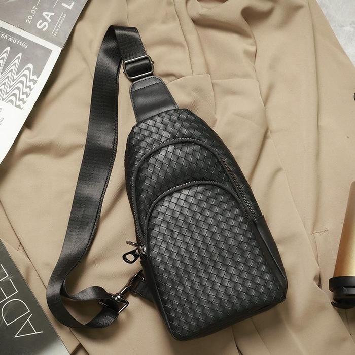 [MaxMor] M229 Waist Bag Pria Tas Bahu Cowok Tas Pria kulit pinggang waistbag cowok Tas Selempang Pri