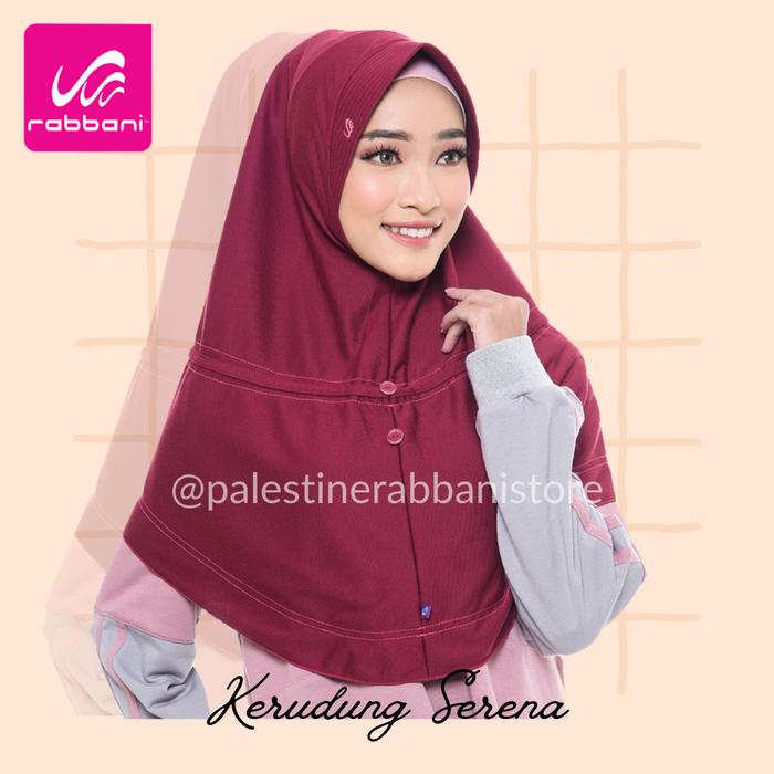 Jilbab Hijab Kerudung Sekolah Rabbani Asli Model Serena / Kerudung Rabbani Anak Sekolah SD SMP SMA W