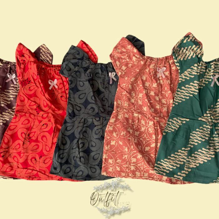 PAKET USAHA 20PCS DASTER ANAK RAYON PERCA SAMBUNG ANAK MOTIF RANDOM Baju Fashion