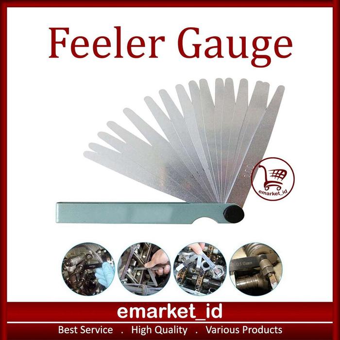 EM Feeler Gauge 10-15cm 14-17 Blade AH95 / Alat Ukur Celah Thickness / Fuller Blades Combination / H