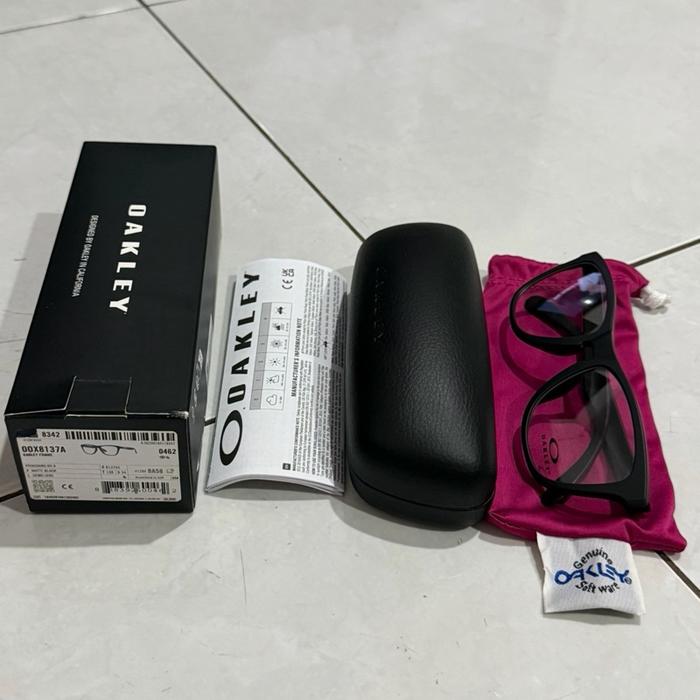 Frame Kacamata Minus Oakley Frogskins RX Matte Black Asian Fit Original
