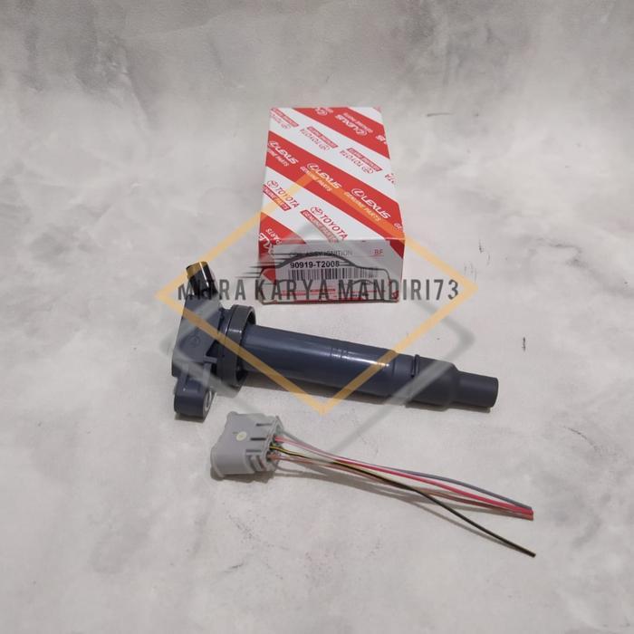 SOCKET SOKET COIL + COIL KOIL IGNITION COIL TOYOTA INNOVA INOVA HILUX FORTUNER BENSIN 90919-T2008 OR