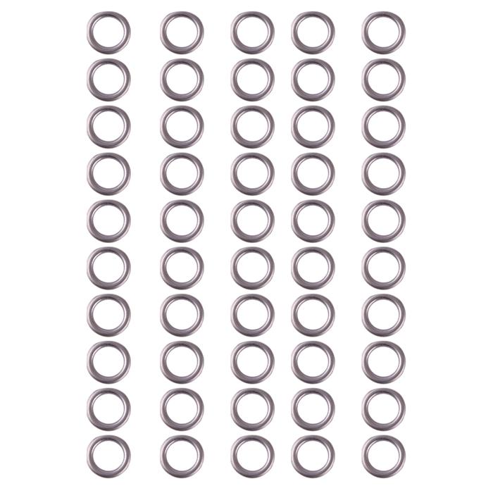 50Pcs/set Oil Transmission Drain Plug Gaskets Seal Rings Fit For