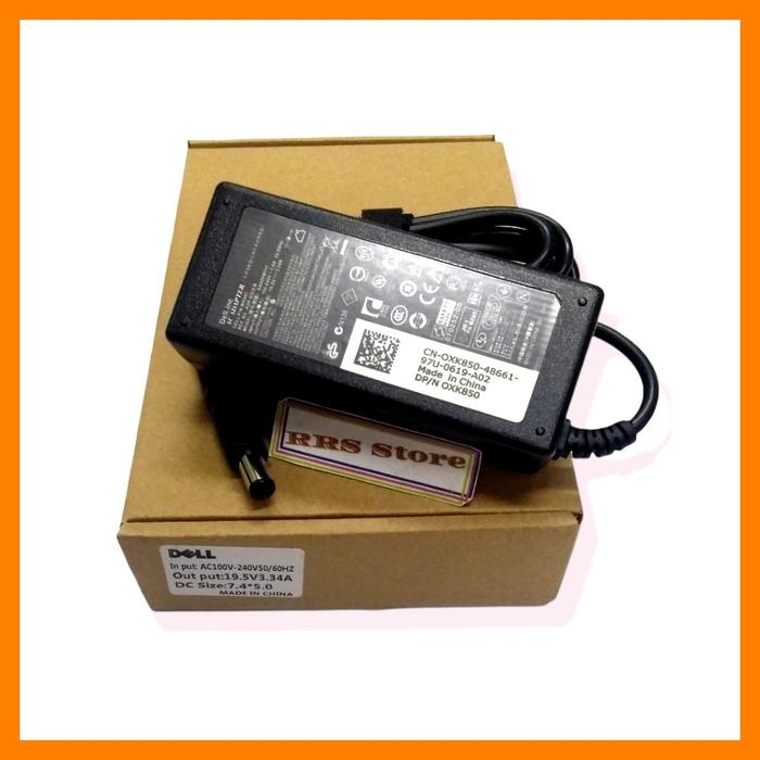 Adaptor Charger Dell Inspiron Series 19.5V 3.34A 5.0mm 65w DELL Inspiron 11 13 14 15 3000 5000 7000 