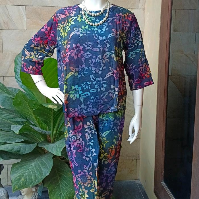 ONESET CIMORY, SETELAN WANITA MOTID BUNGA