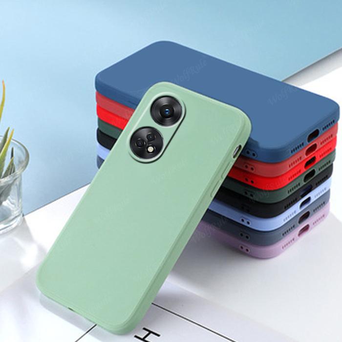 For OPPO Reno 8T Case For Reno 8T Capas Liquid Silicone Phone Back