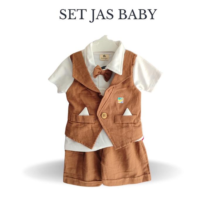 Beeby Kids L Setelan Jas Bayi 3-12 Bulan 3In1 Jas Formal Anak Keren Terlaris Termurah/Setelan Jas Ba