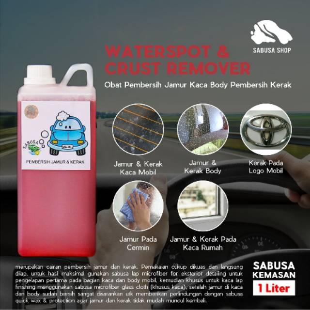 SABUSA Obat Jamur Kaca, Jamur Body, Pembersih Kerak Kaca dan Body, Pembersih Jamur Kaca