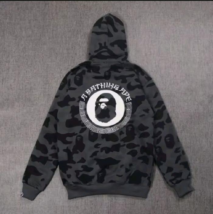 JAKET SWEATER HOODIE BAPE CAMO LORENG ARMY