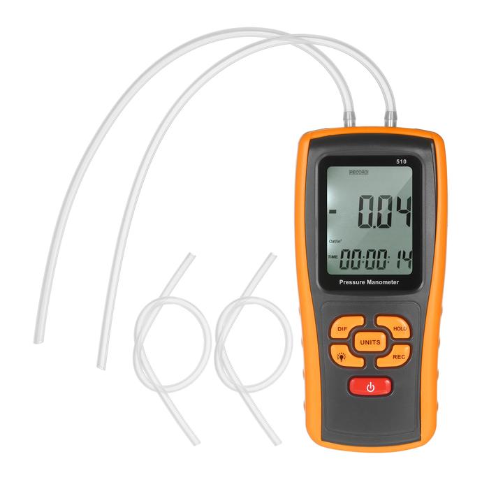 Pressure Manometer Precision Digital Manometer ±10 kPa Air Pressure