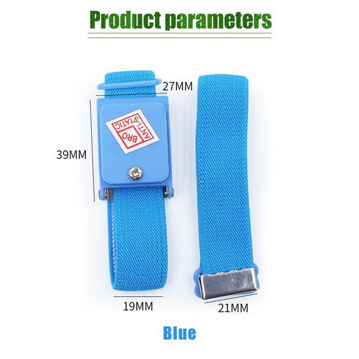 PREMIUM Gelang Anti Static Statis ESD Strap Tanpa Kabel Alat Gelang Strap Anti Pengaman Kesetrum Set