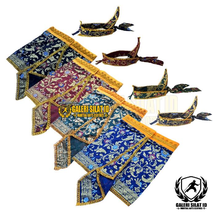 Dodot Seni Pencak Silat - Sembong Seni Silat - Jarik Seni Aksesories IPSI