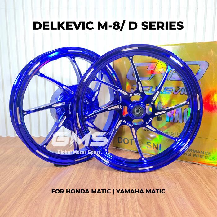 Delkevic M8 Ring 14 Velg Pelak Model M8 Palang 8 Ak88 M88 Untuk Motor Aerox Nmax New Vario 125/150 A