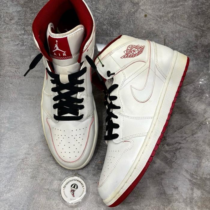 AJ 1 / Air Jordan 1 Mid Gym Red (100% Original Authentic) Rare
