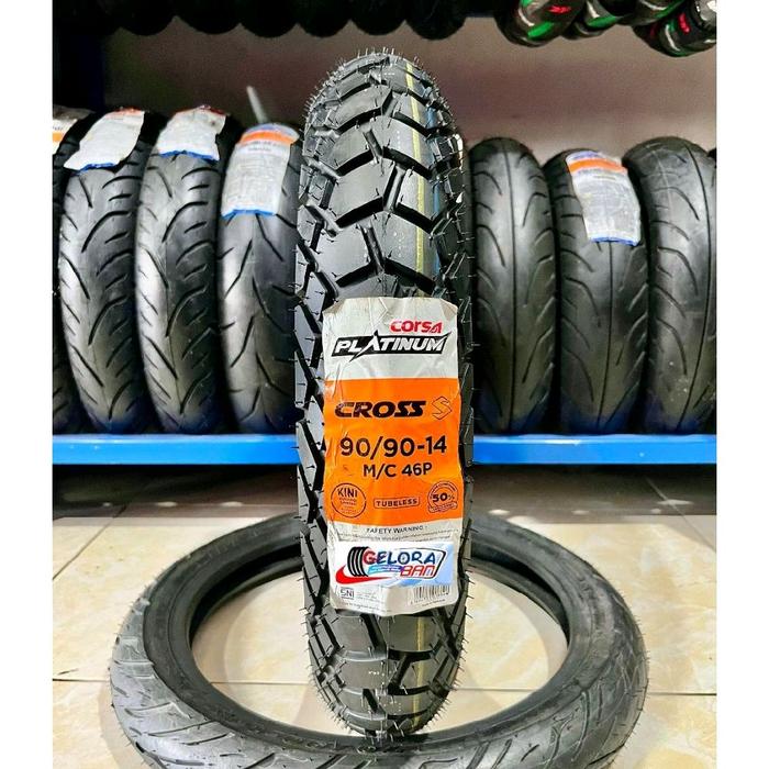 Ban Matic Corsa Cross S 90/90-14 Tubeless ban montor ring 14 ban corsa 90/90-14 ban tubles 90/90-14 