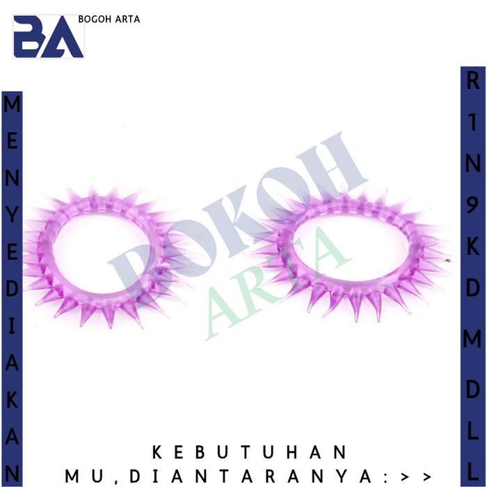 Cincin cock ring silikon melar / model matahari tahan lama